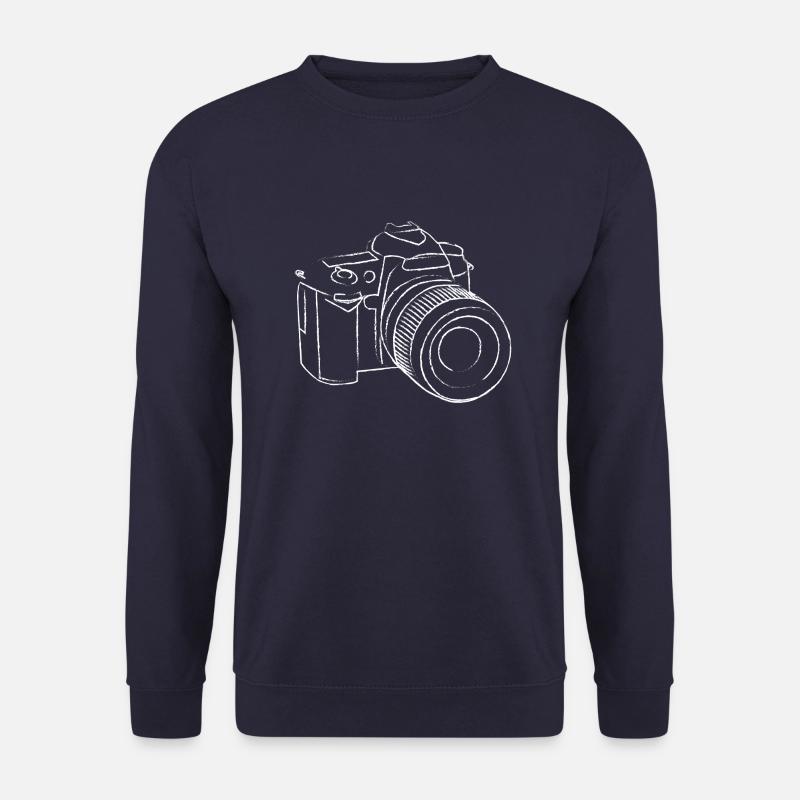 Camera illustration - Unisex Sweatshirt - navy