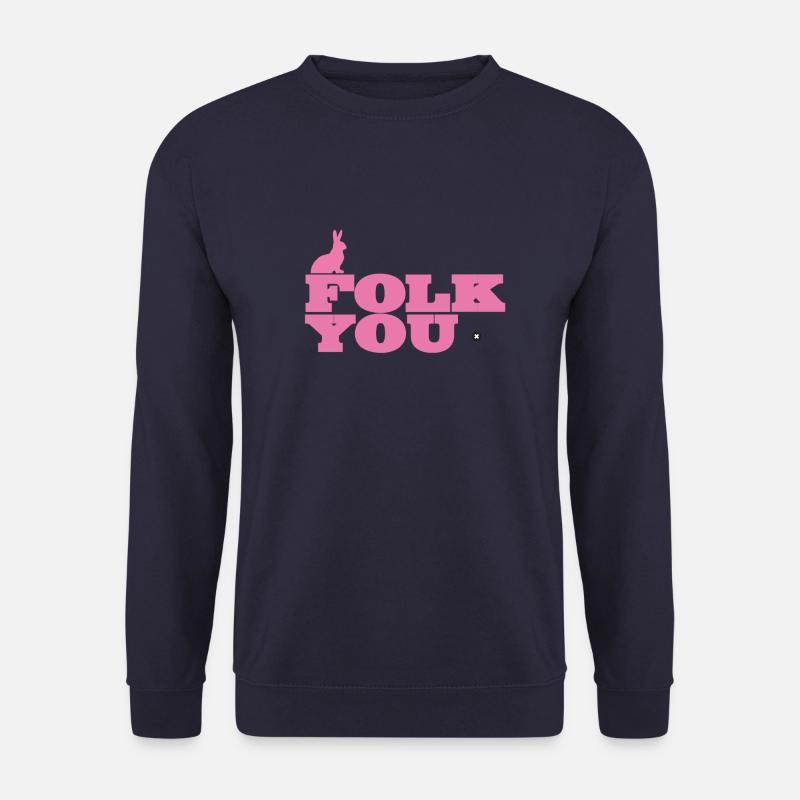Folk ist der New Punk - Unisex Pullover - Navy