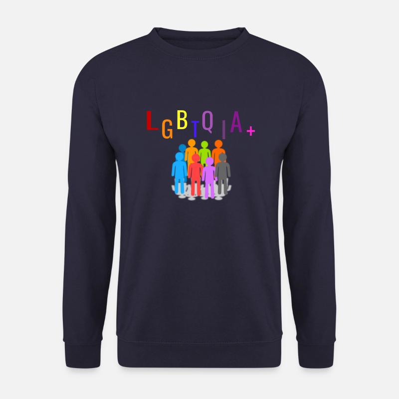 LGBTQIA+ - Unisex Pullover - Navy