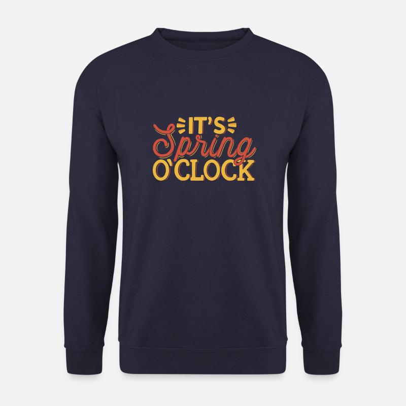 its spring o'clock - Unisex Pullover - Navy