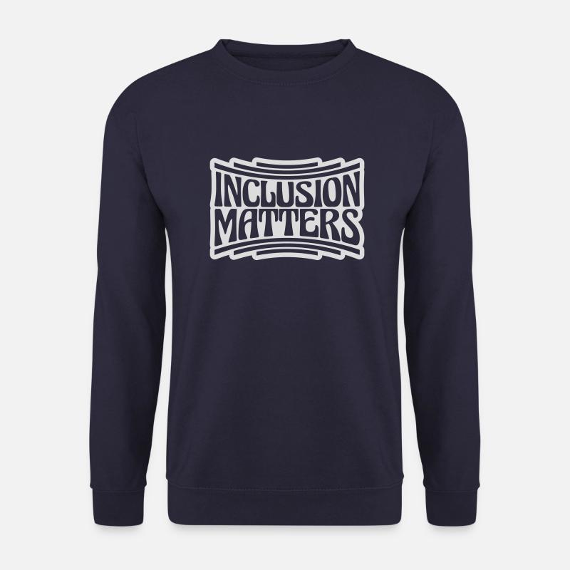 inclusion matters Logo Zitat - Unisex Pullover - Navy
