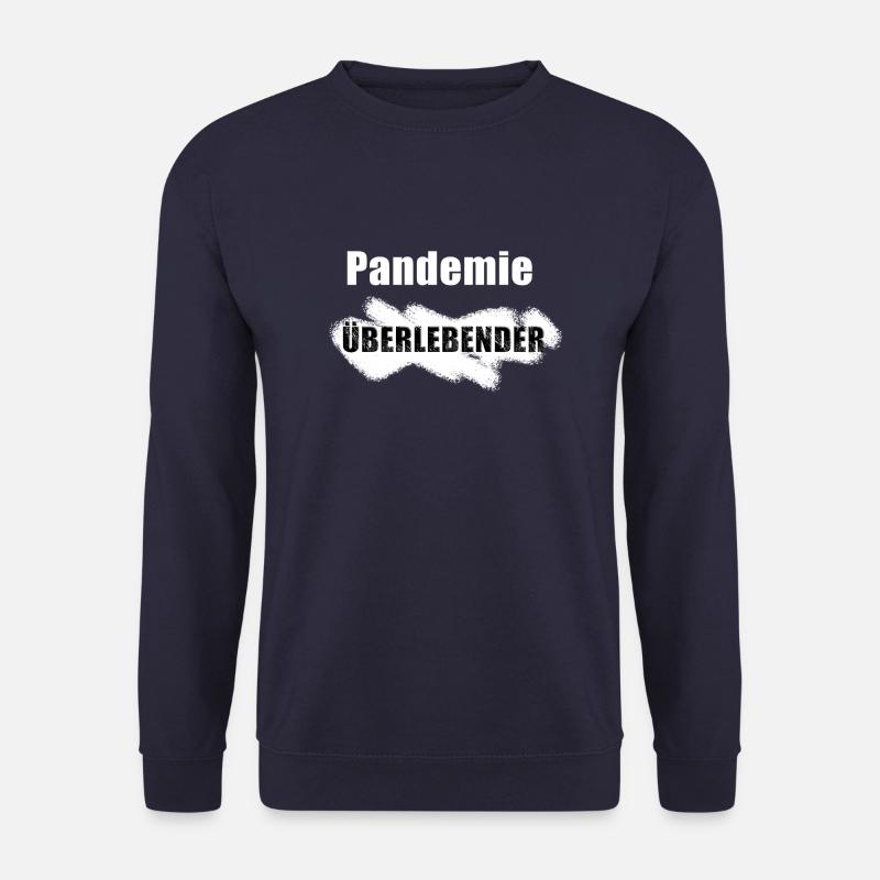 Pandemie Überlebender - Unisex Pullover - Navy