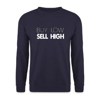 Bitcoin Trading Crypto Stocks - Sweat-shirt Unisexe - marine - Devant - Alina (178cm) & Michal (187cm)