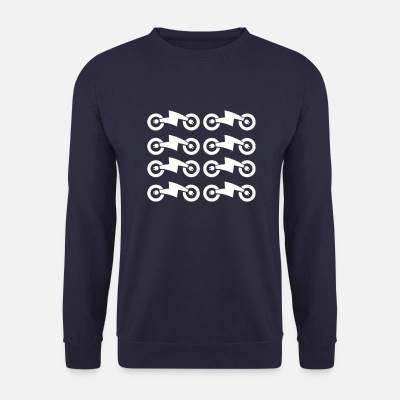E-Scooter E-Roller Scooter - Unisex Pullover - Navy