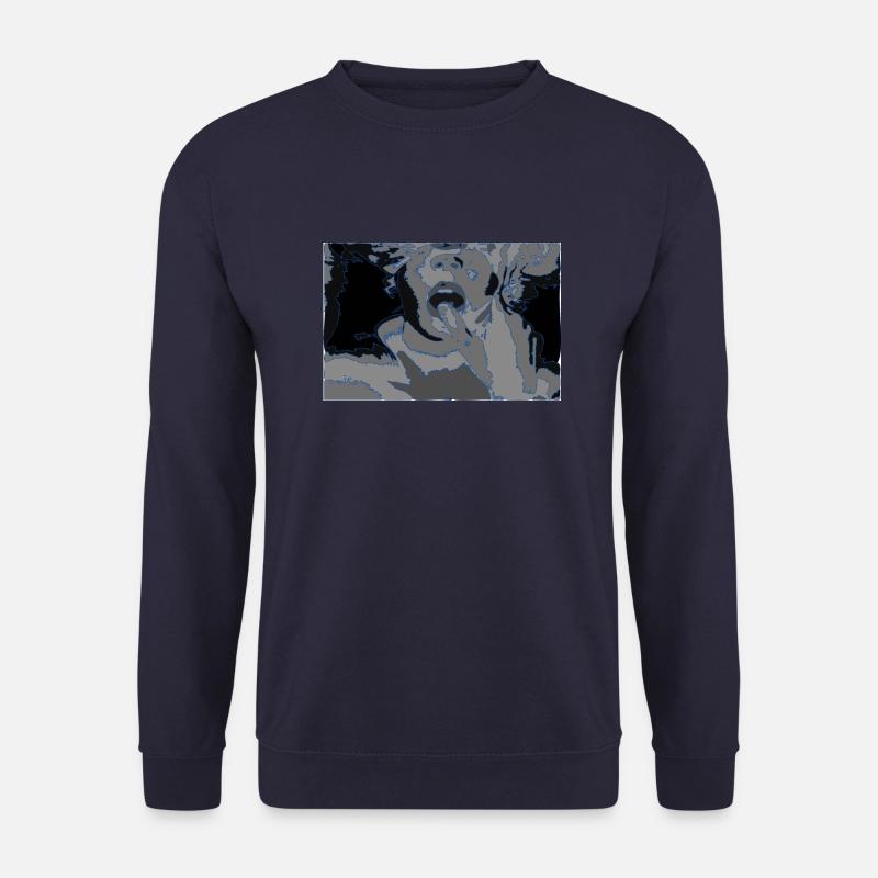 BLAU SCHWIMMEN - Unisex Pullover - Navy