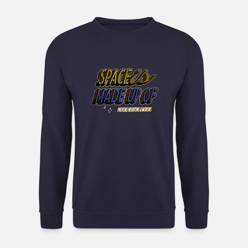 gift night sky physics humor joke - Unisex Pullover - Navy