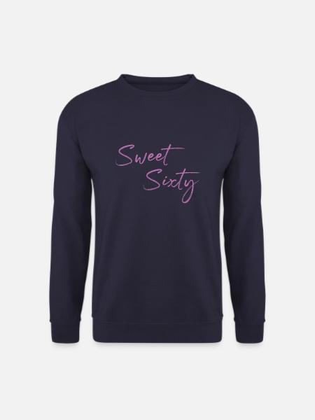 Sweet Sixty Geschenkidee zum 60. Geburtstag - Unisex Pullover - Navy