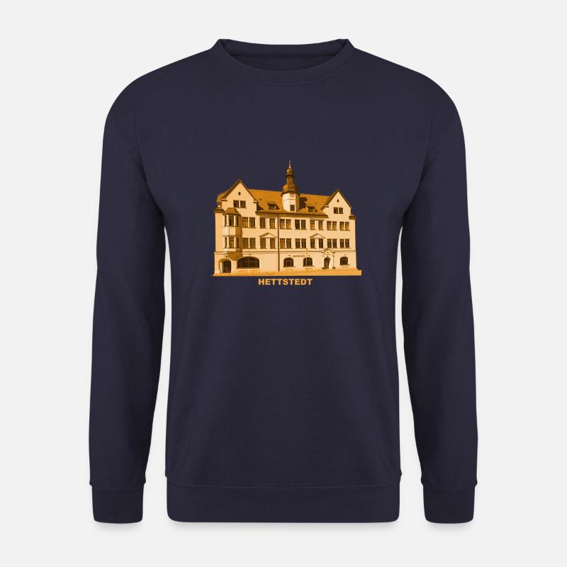 Hettstedt Rathaus Harz Mansfeld Sachsen-Anhalt - Unisex Pullover - Navy