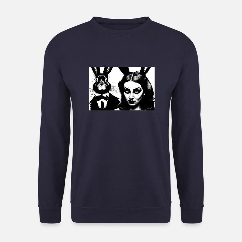 Alice #4 - Unisex Pullover - Navy