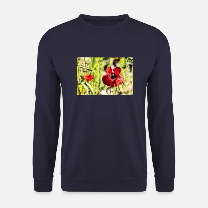 Mohnblumen - Unisex Pullover - Navy