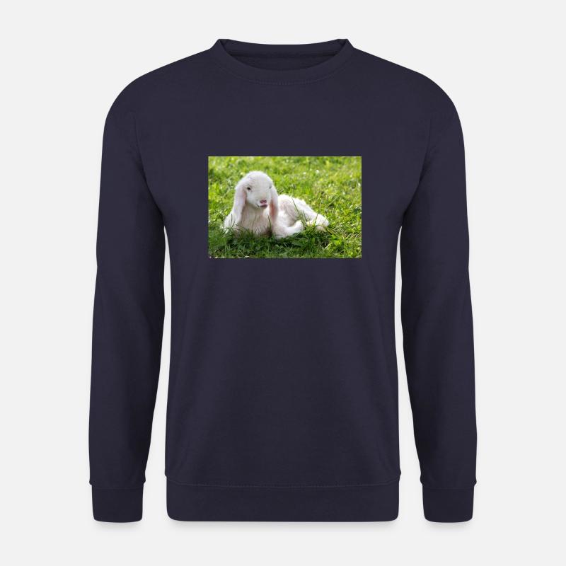 Lamm mit Kussmund - Unisex Pullover - Navy