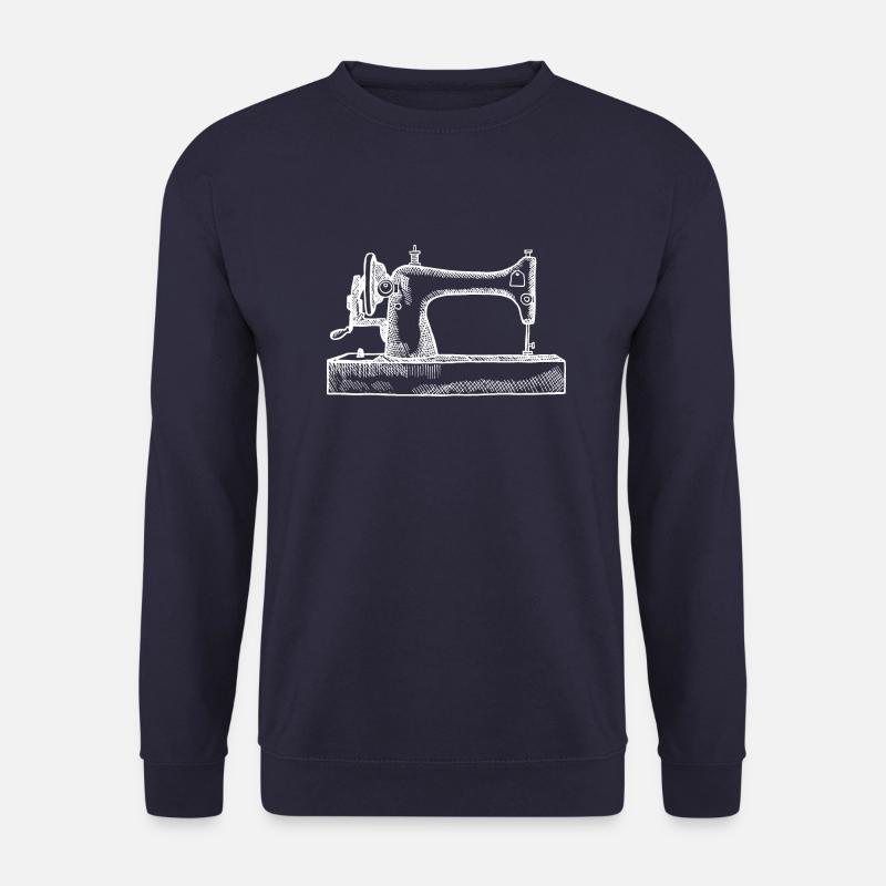 Vintage Nähmaschine - Unisex Pullover - Navy
