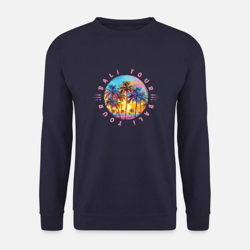 Bali Tour Palmen - Unisex Pullover - Navy