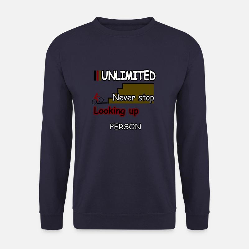 Never stop Looking up - Unisex Pullover - Navy