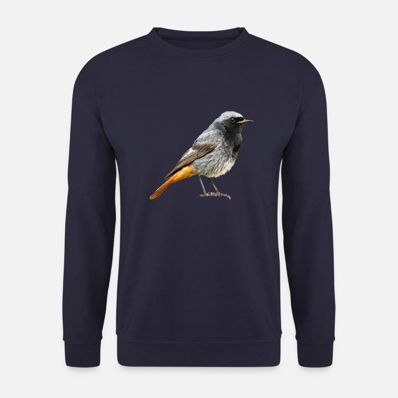 Rouge-gorge à queue rouge - Sweat-shirt Unisexe - marine