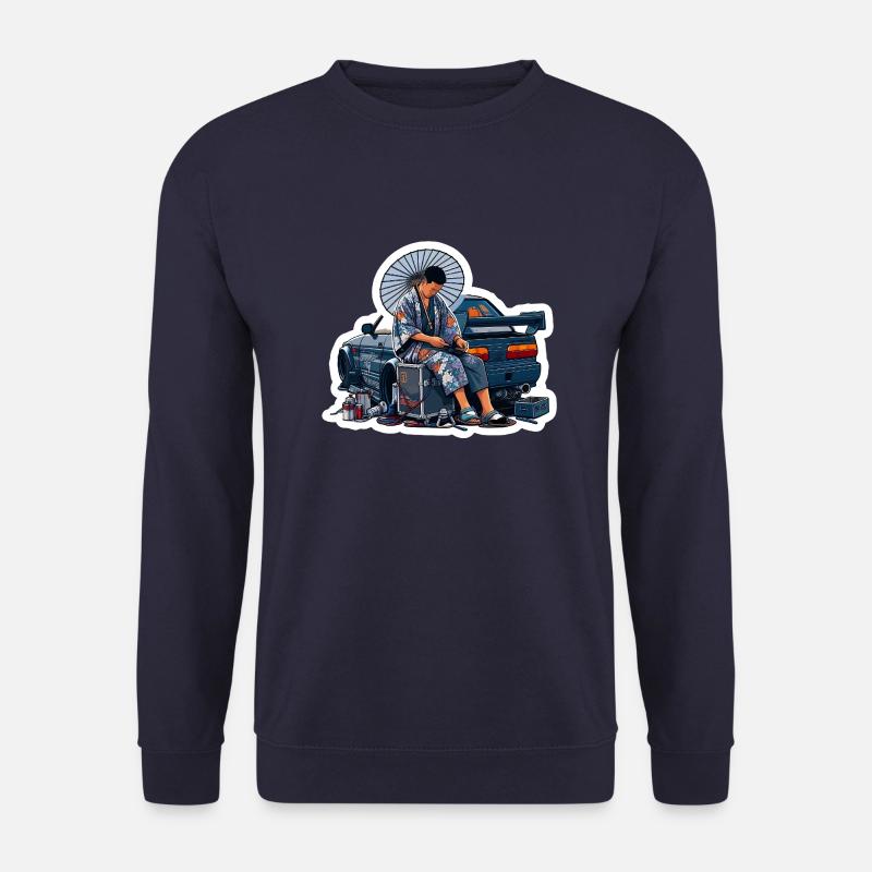 Garage Samurai - Unisex Pullover - Navy