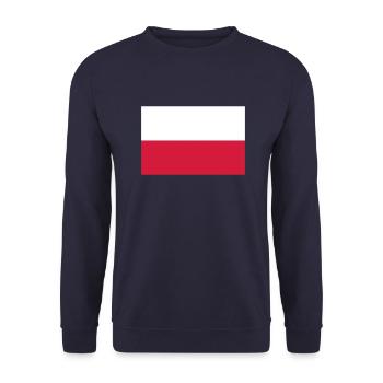 Polen - Unisex Pullover - Navy - Vorne - Alina (178cm) & Michal (187cm)