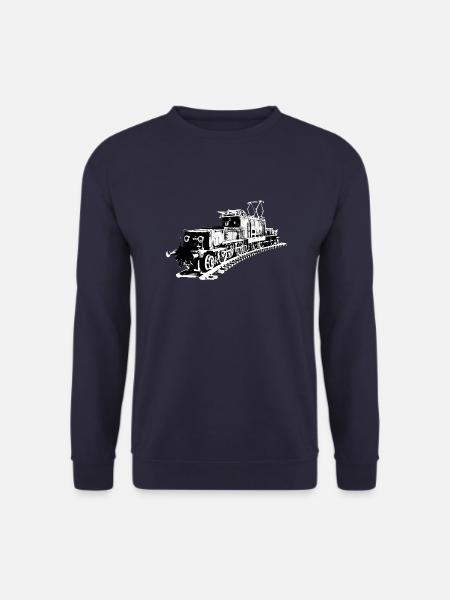 Lokomotive "Krokodil" - Unisex Pullover - Navy