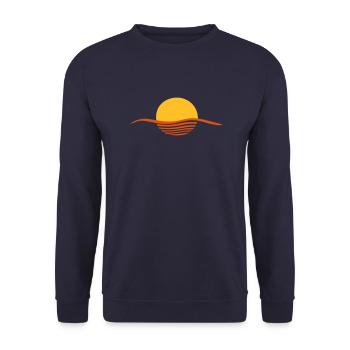 Sonne - Unisex Pullover - Navy - Vorne - Alina (178cm) & Michal (187cm)