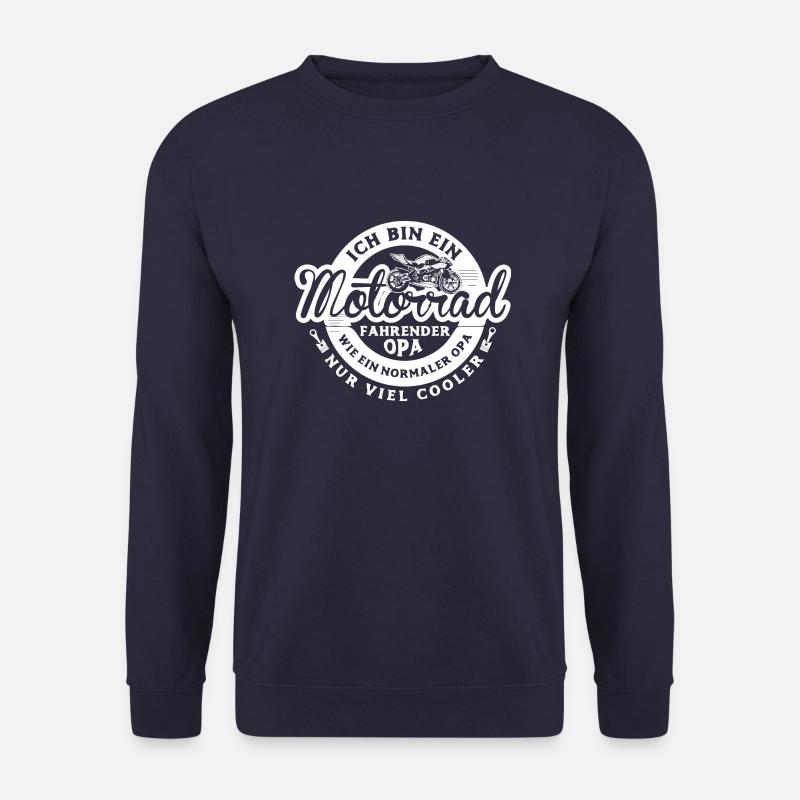 Cooler Motorradopa - Unisex Pullover - Navy
