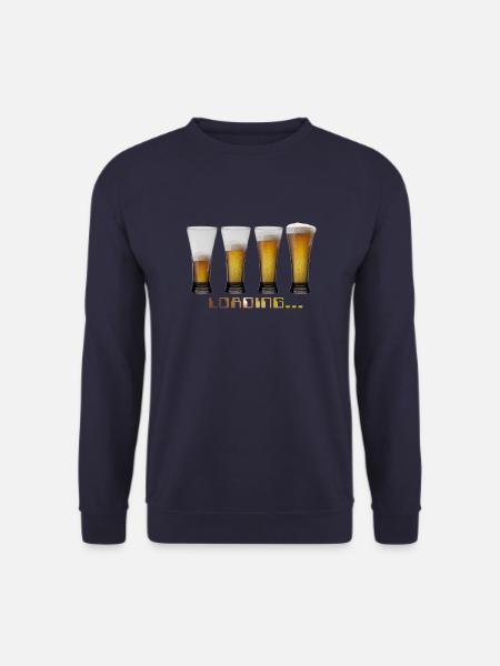 shirt loading beers by CustomStyle - Unisex Sweatshirt - navy