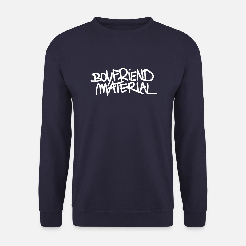 Boyfriend Material - Unisex Pullover - Navy