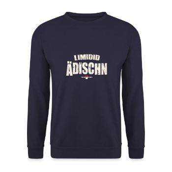 LIMIDID ÄDISCHN - Unisex Pullover - Navy - Vorne - Alina (178cm) & Michal (187cm)