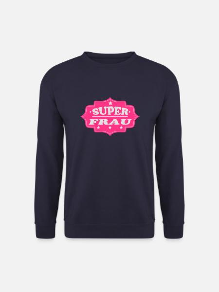 Super frau - Sweat-shirt Unisexe - marine