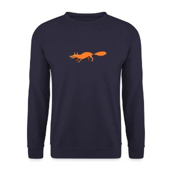 renard - Sweat-shirt Unisexe - marine - Devant - Alina (178cm) & Michal (187cm)