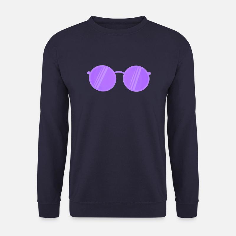 Glasses - Unisex Sweatshirt - navy