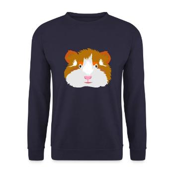 Cobaye - Sweat-shirt Unisexe - marine - Devant - Alina (178cm) & Michal (187cm)