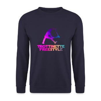 Freestyle-Roller - Unisex Pullover - Navy - Vorne - Alina (178cm) & Michal (187cm)