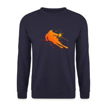 Sports d’hiver Ski Stunt Ski Ski Freestyle - Sweat-shirt Unisexe - marine - Devant - Alina (178cm) & Michal (187cm)