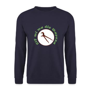 Wapuza - Unisex Pullover - Navy - Vorne - Alina (178cm) & Michal (187cm)