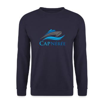Cap Nérée - Sweat-shirt Unisexe - marine - Devant - Alina (178cm) & Michal (187cm)
