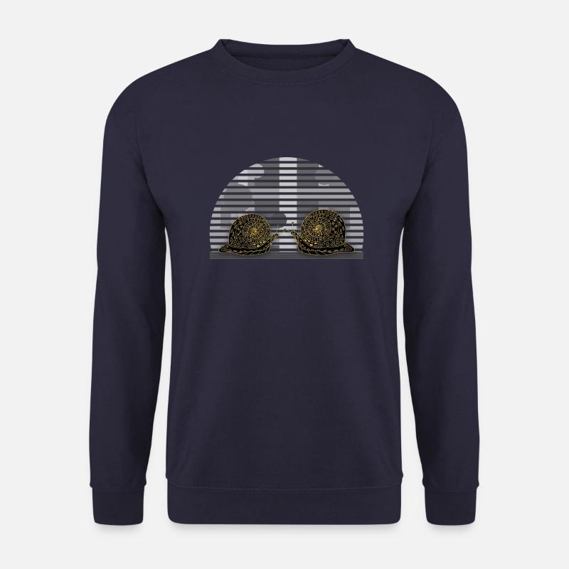 Schnecken - Unisex Pullover - Navy
