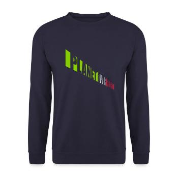 Planète sur le devis de profit - Sweat-shirt Unisexe - marine - Devant - Alina (178cm) & Michal (187cm)