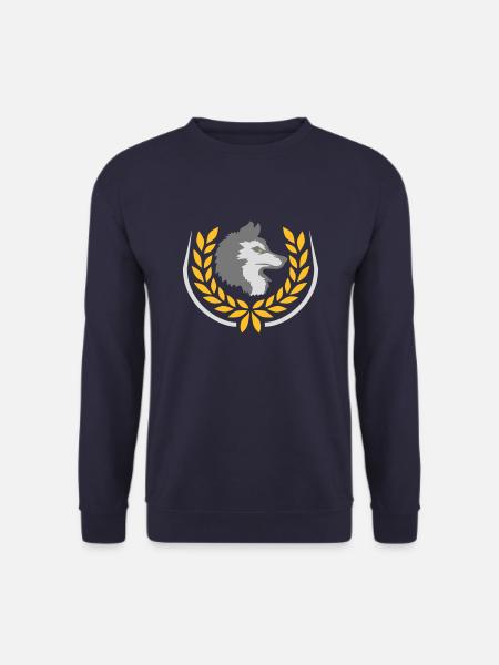 Laurel Wreath Bad Wolf Logo - Unisex Sweatshirt - navy