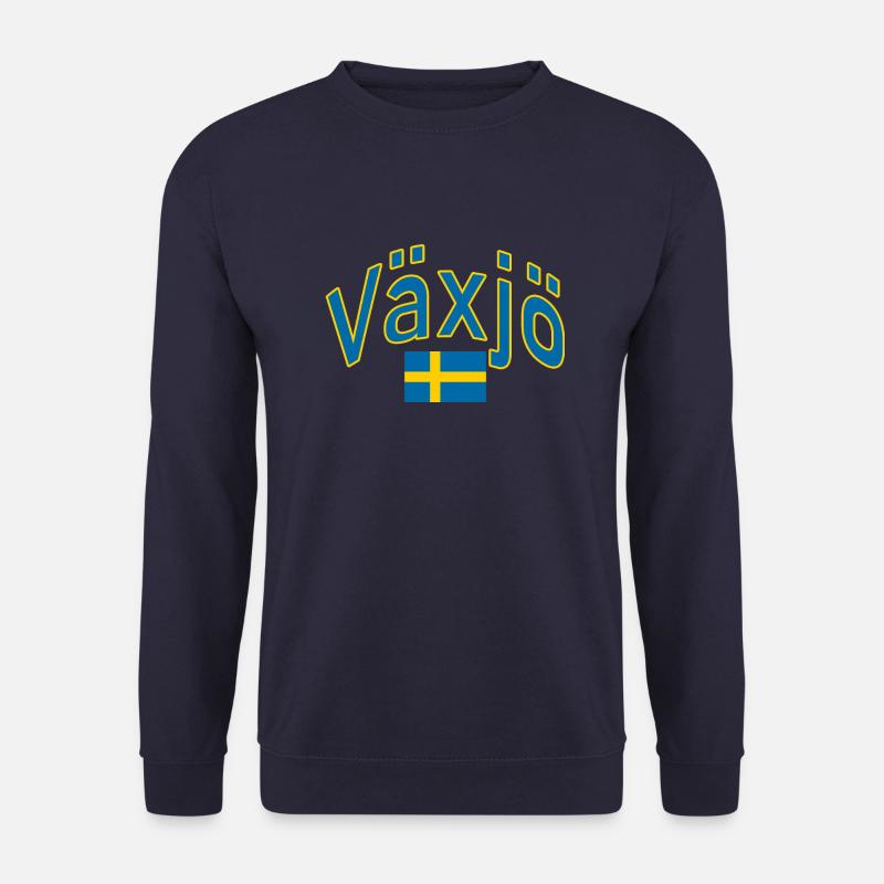 Växjö schweden flagge - Unisex Pullover - Navy