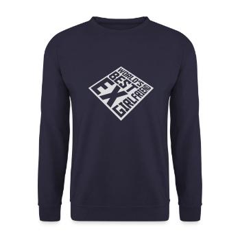 worlds best ex girlfriend - Unisex Pullover - Navy - Vorne - Alina (178cm) & Michal (187cm)