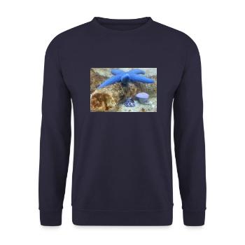 Blue Starfish - Unisex Sweatshirt - navy - Front - Alina (178cm) & Michal (187cm)