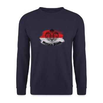 Monaco - Unisex Pullover - Navy - Vorne - Alina (178cm) & Michal (187cm)
