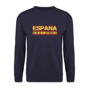 Spain - 1083 - Unisex Sweatshirt - navy - Front - Alina (178cm) & Michal (187cm)