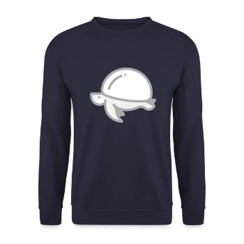 Marine Conservation - Unisex Sweatshirt - navy - Front - Alina (178cm) & Michal (187cm)