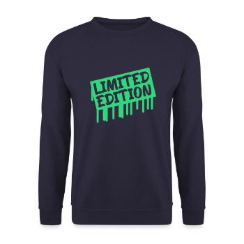 limited edition - Unisex Sweatshirt - navy - Front - Alina (178cm) & Michal (187cm)