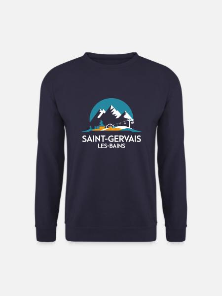 Saint-Gervais-les-Bains - Alpes - Sweat-shirt Unisexe - marine