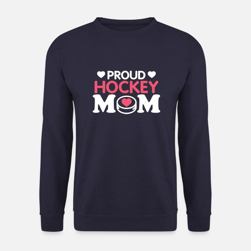 Proud Hockey Mom - Unisex Pullover - Navy