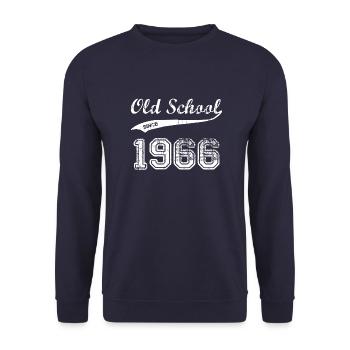 1966 - Unisex Pullover - Navy - Vorne - Alina (178cm) & Michal (187cm)
