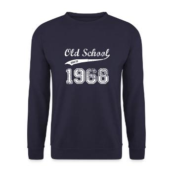 1968 - Unisex Pullover - Navy - Vorne - Alina (178cm) & Michal (187cm)