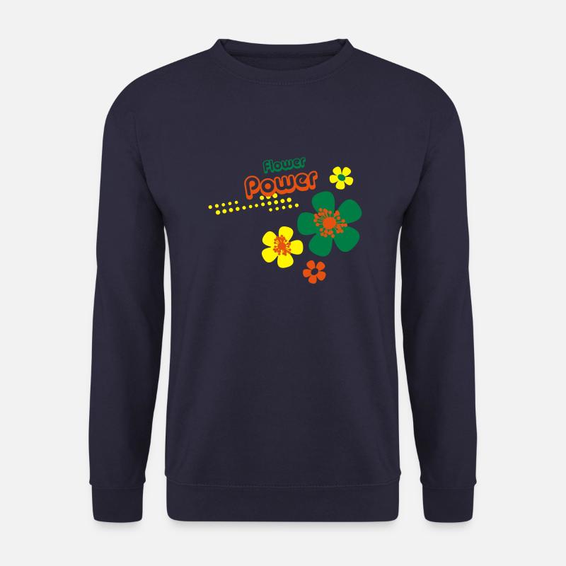 Flower Power - Unisex Pullover - Navy